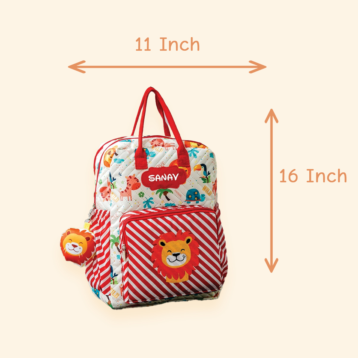 Personalised Box Bagpack Big Double Chain Jungle - Image 3