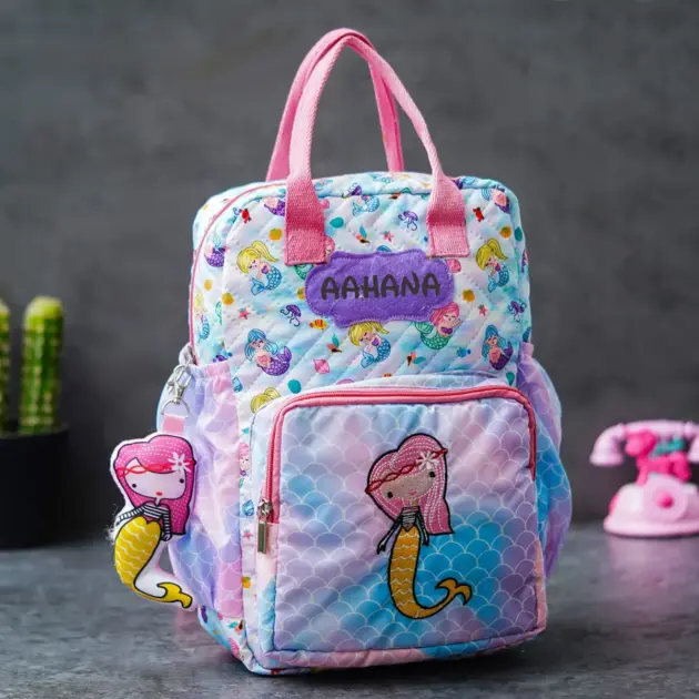 Personalised Box bagpack Mermaid (3)