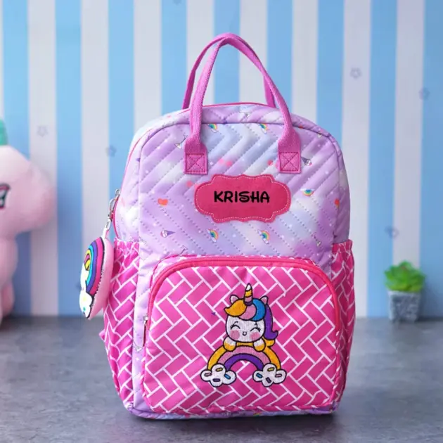 Personalised Box Bagpack Rainbow