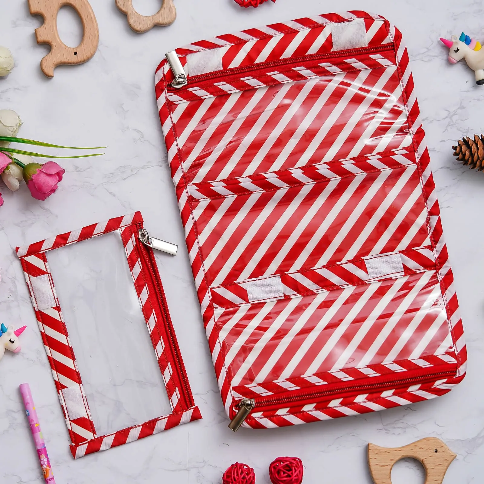 Personalised Mini 3 fold multi purpose pouch Unicorn (4)