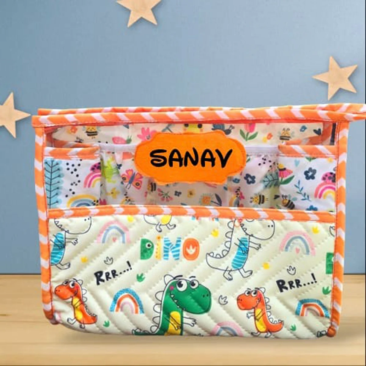 Personalised Mini Multipurpose Travel Kit Dinosaur