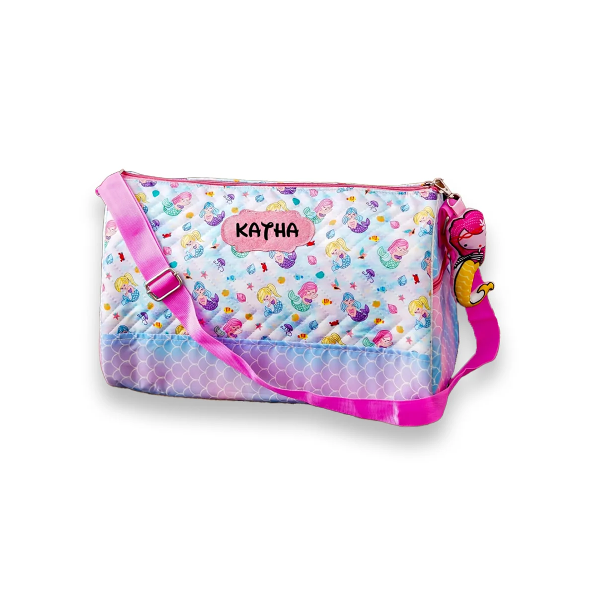 Personalised Premium Duffle Bag Mermaid (1)