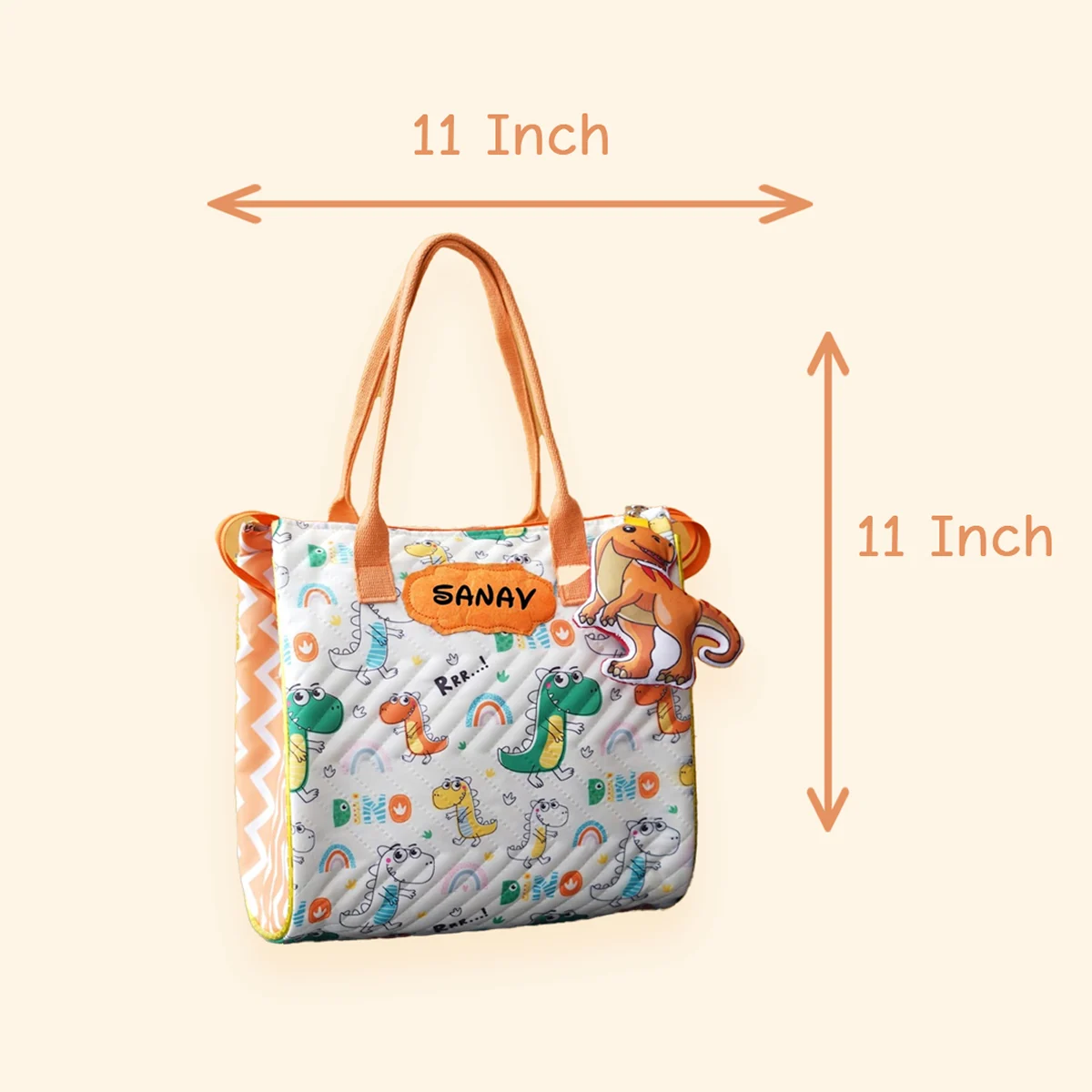 Personalised Tote bags Dinosaur (3)