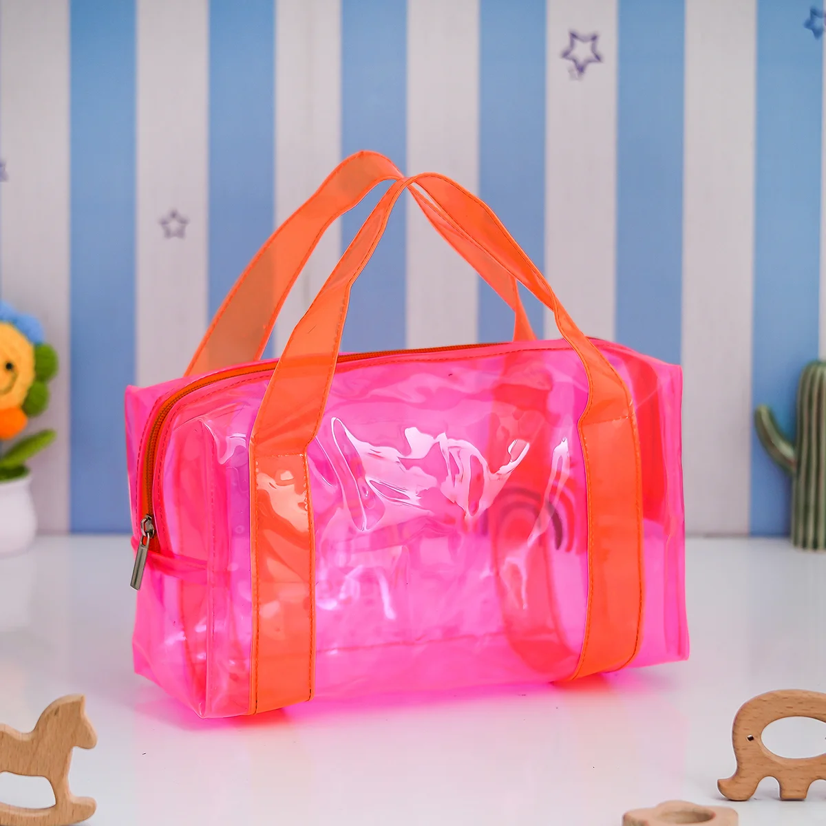 Jelly Dome Bag Pink (2)