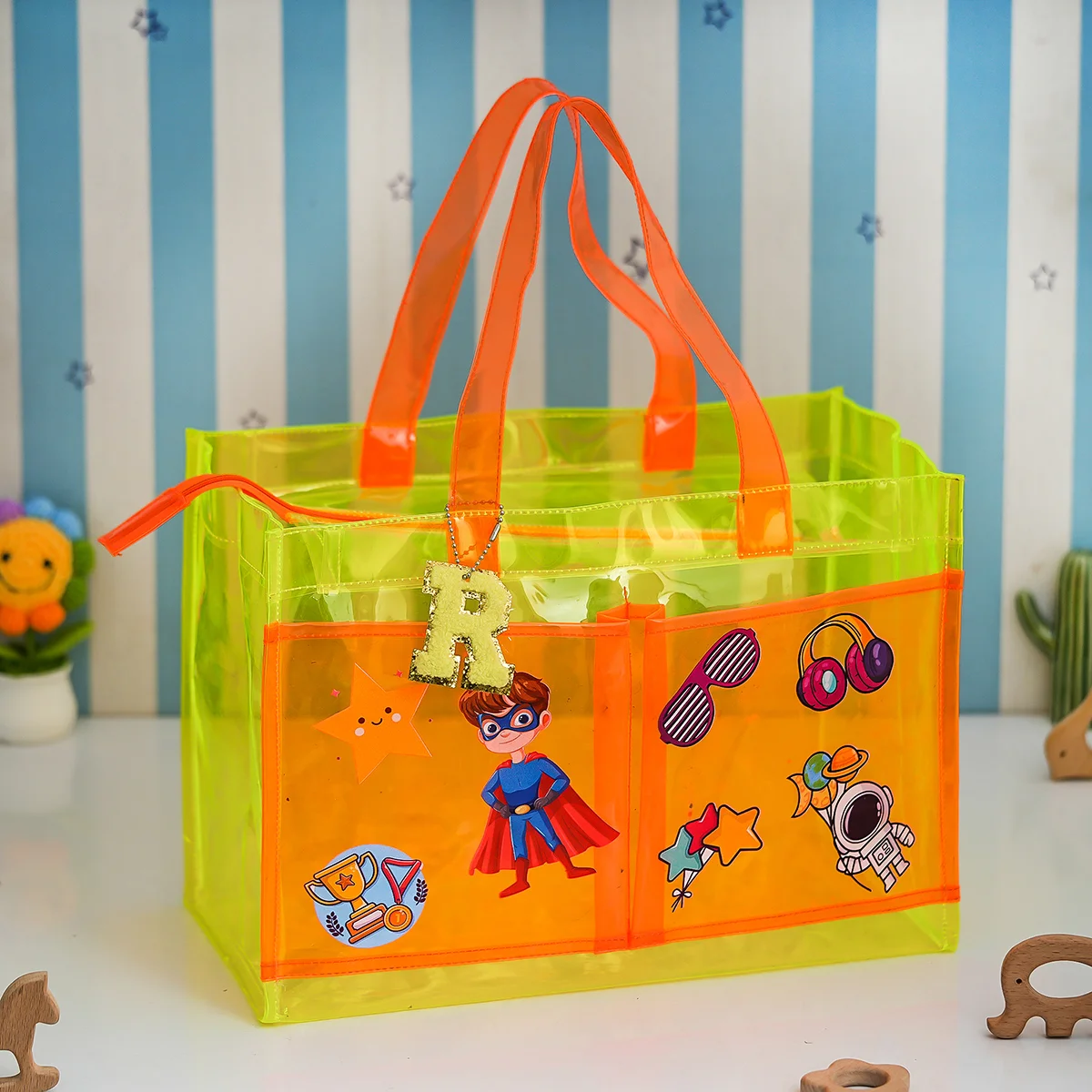 Jelly Tote Bag Neon (1)