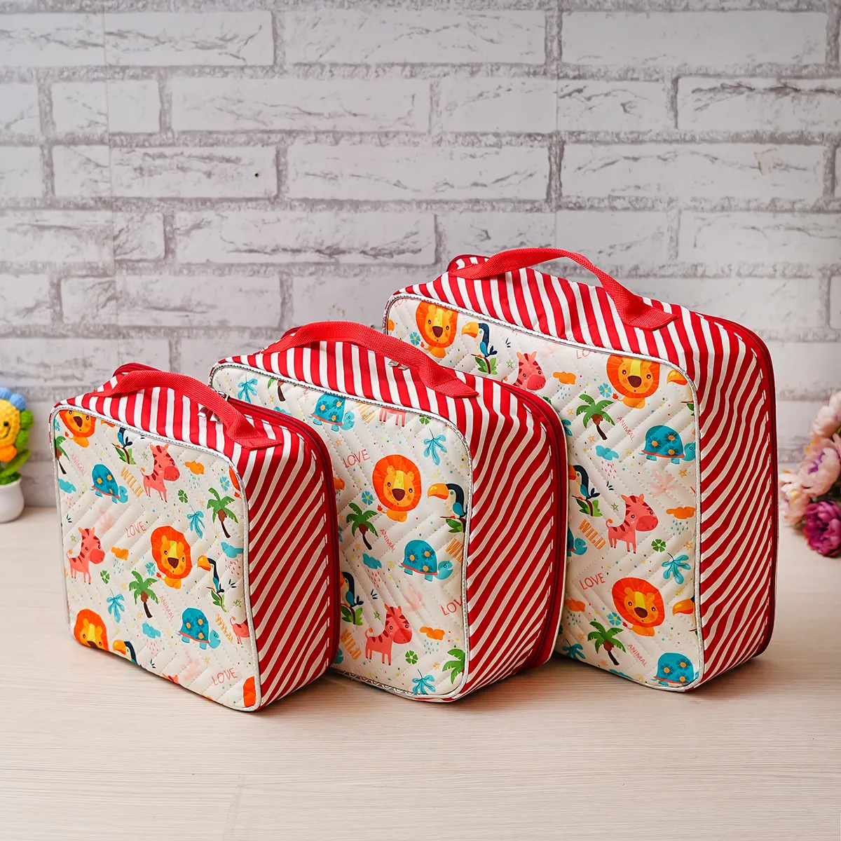 Personalised 3 Piece Organiser Jungle