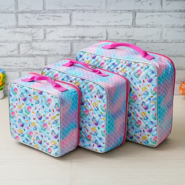 Personalised 3 Piece Organiser Mermaid (1)