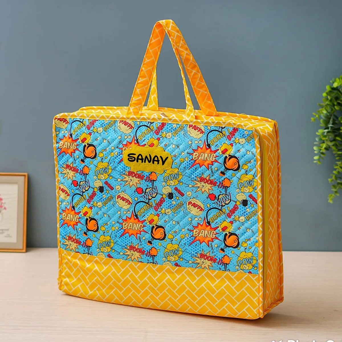 Personalised Art Bag Superhero