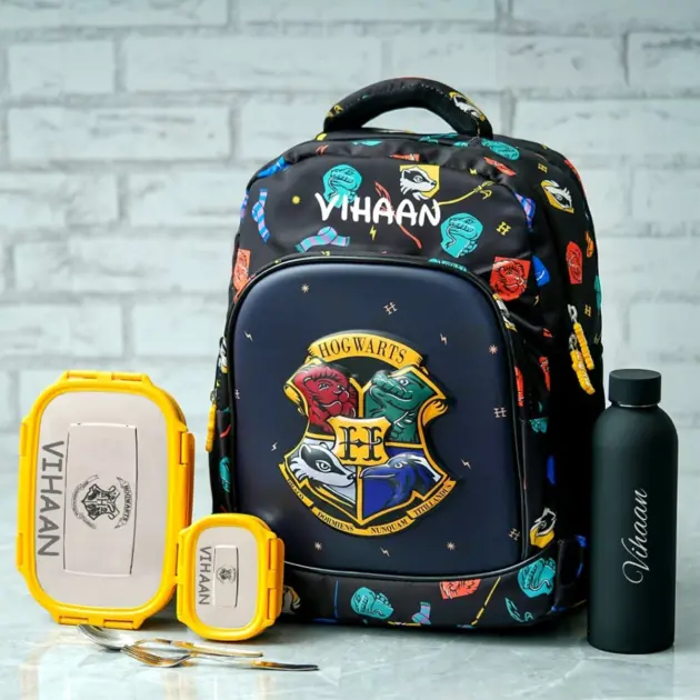 Personalised Large Backpack Combo - Hogwarts Inspired