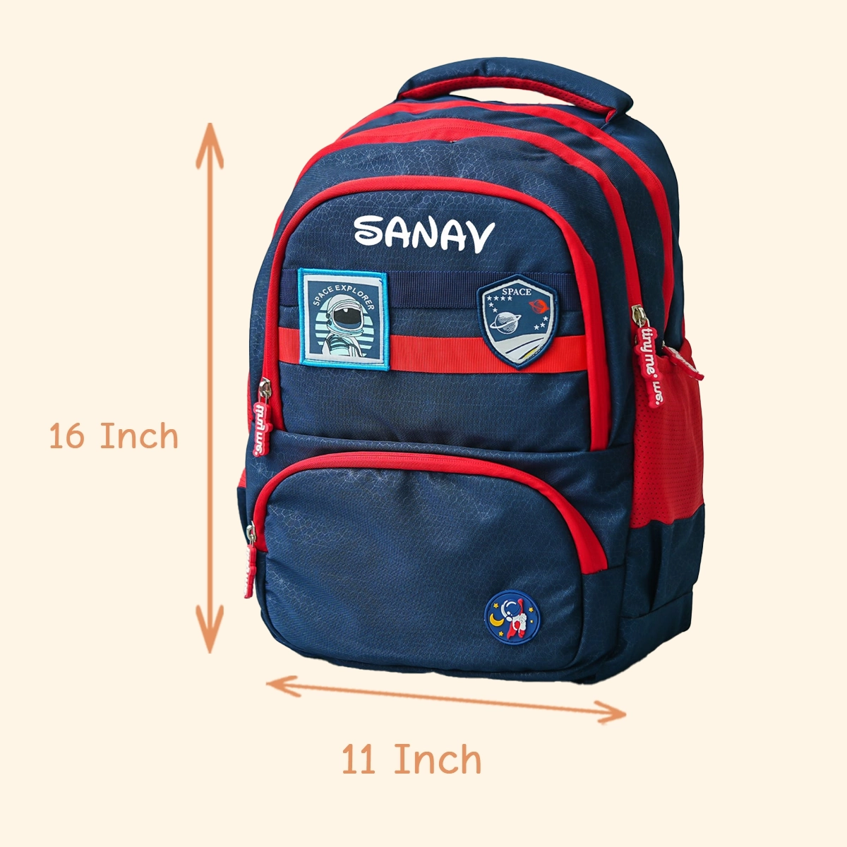 Personalised Medium Backpack - Astronaut - Image 2