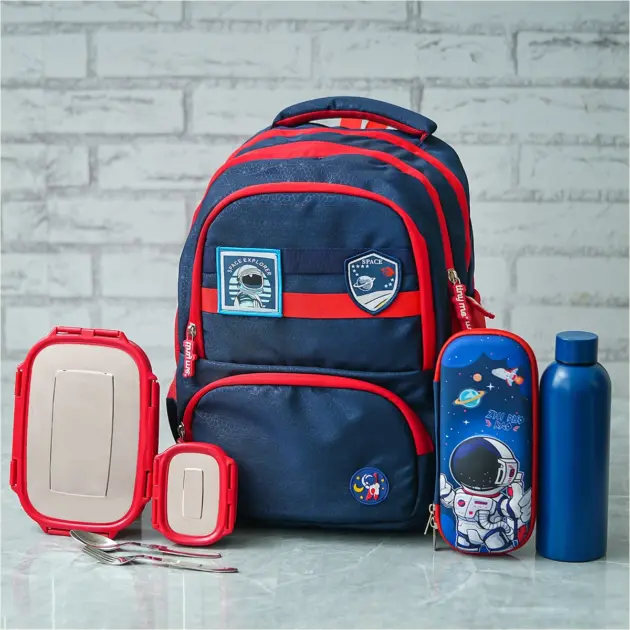 Personalised Medium Backpack Combo - Astronaut