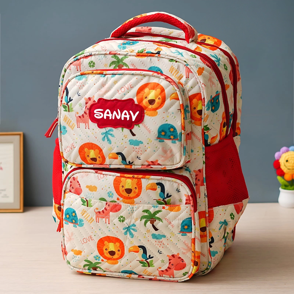 Personalised Premium Large Backpack - Jungle