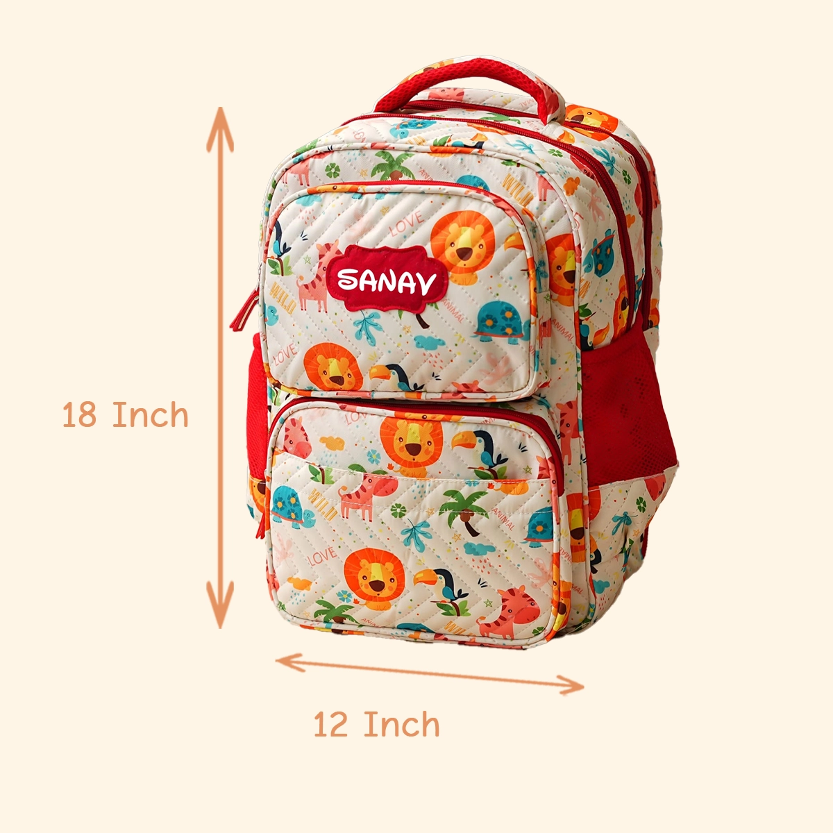 Personalised Premium Large Backpack - Jungle - Image 2