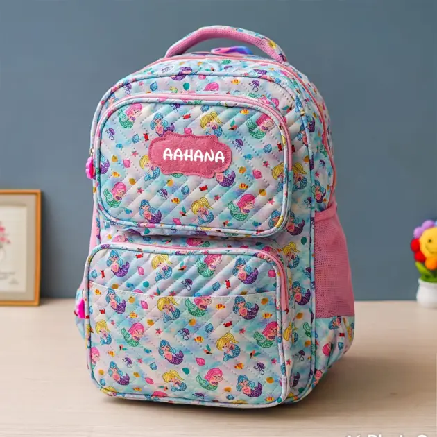 Personalised Premium Large Backpack - Mermaid