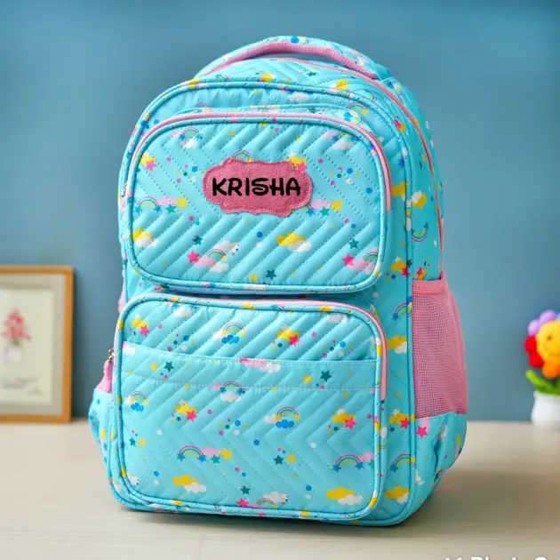 Personalised Premium Large Backpack - Rainbow