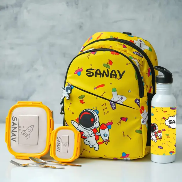 Personalised Premium Small Backpack Combo - Astronaut