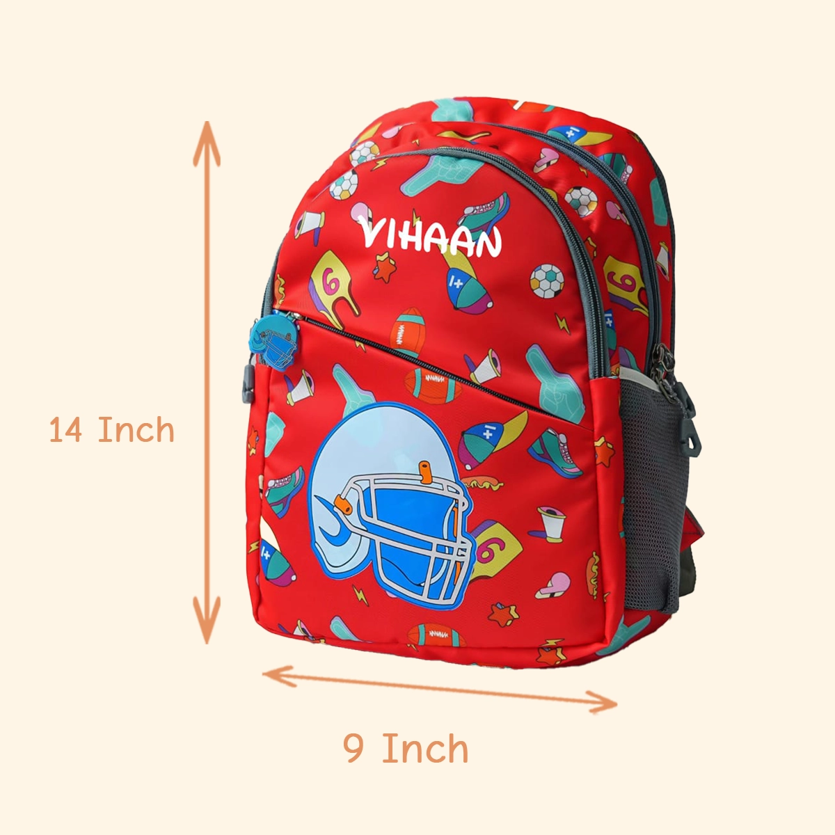 Personalised Premium Small Backpack - Sports - Image 2