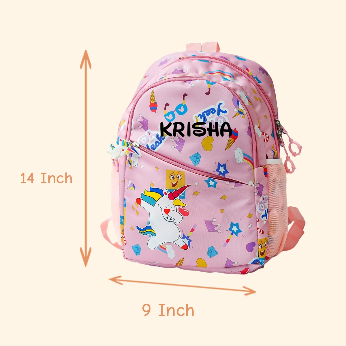 Personalised Premium Small Backpack Combo - Unicorn - Image 3