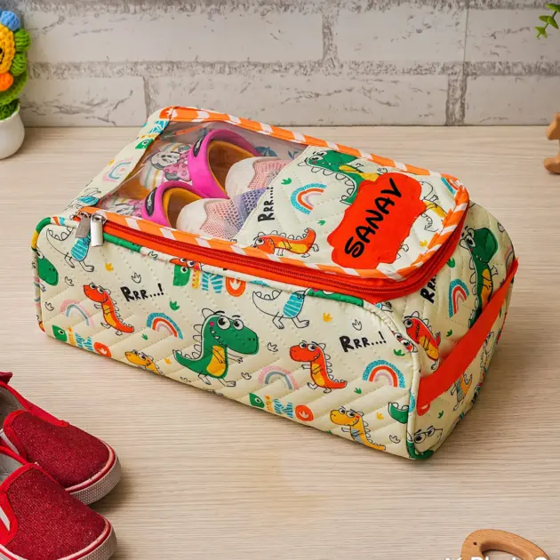 Personalised Shoe Bag Dinosaour (3)