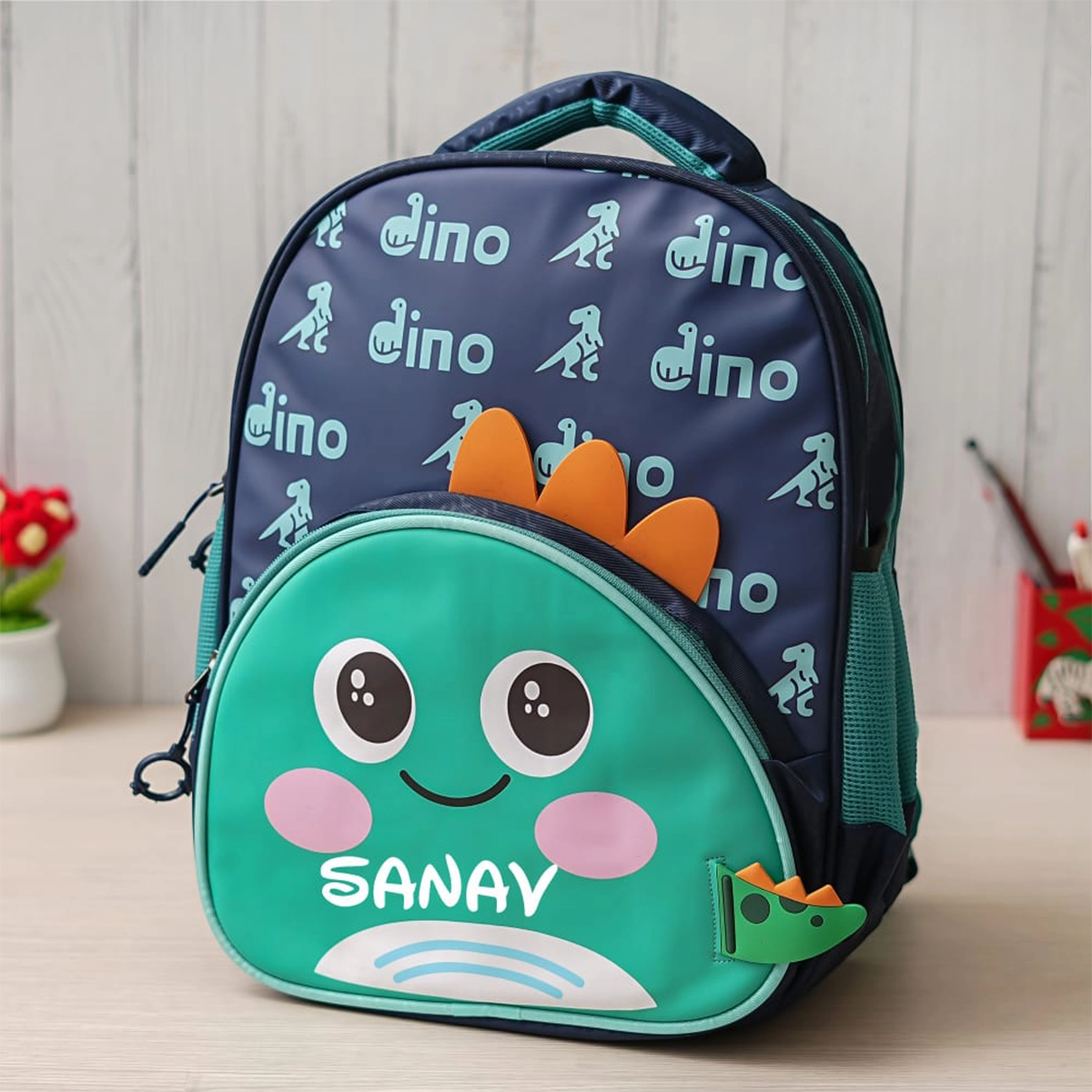 Personalised Small Backpack - Dinosaur