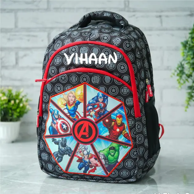 Personalised Avengers Theme Large Backpack