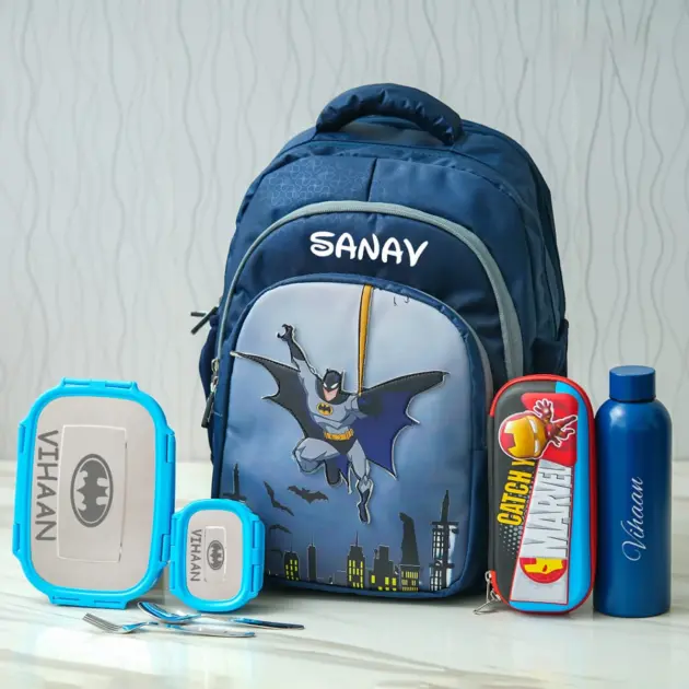 Personalised Batman Quirky Backpack Combo