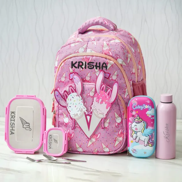 Personalised Candy Large Backpack Combo