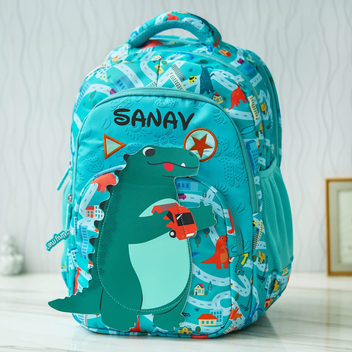 Personalised Dinosaur Large Backpack Combo - Image 2