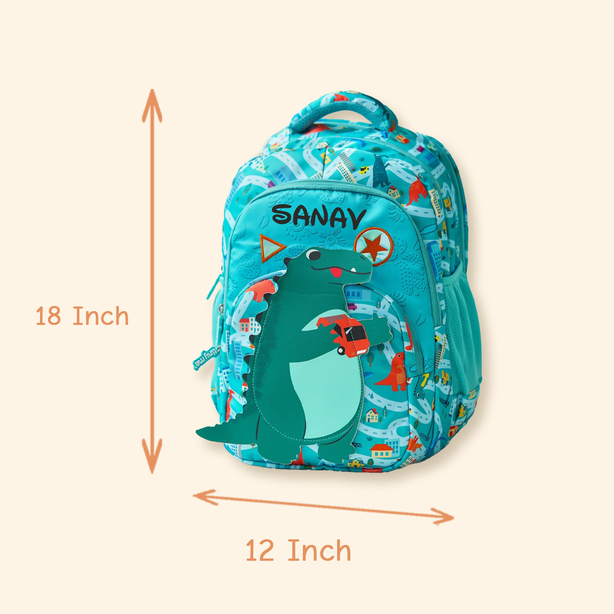 Personalised Dinosaur Large Backpack Combo - Image 3
