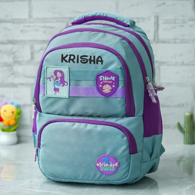 Personalised Medium Backpack - Mermaid