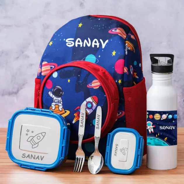 Personalised Space Junior Bag Combo