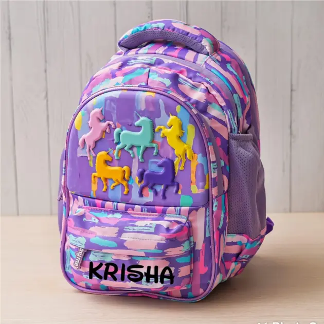 Personalised Unicorn Backpack - Purple