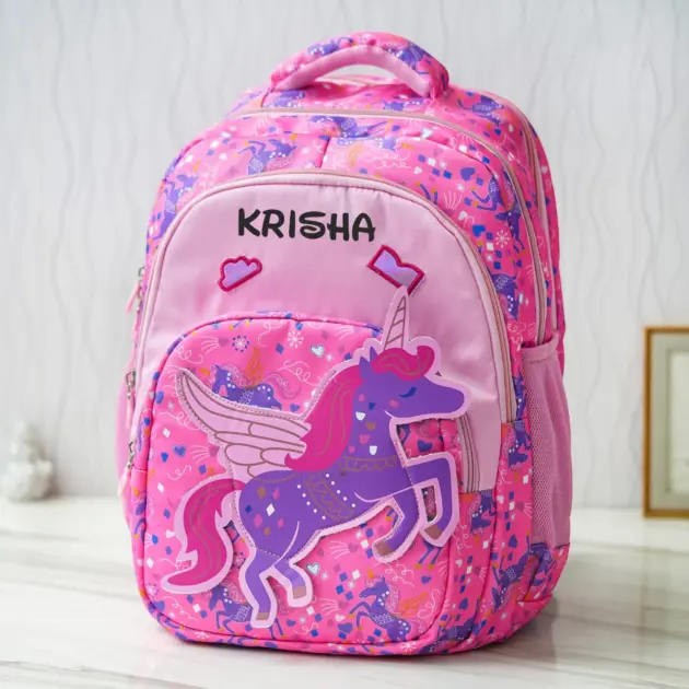 Personalised Unicorn Large Backpack