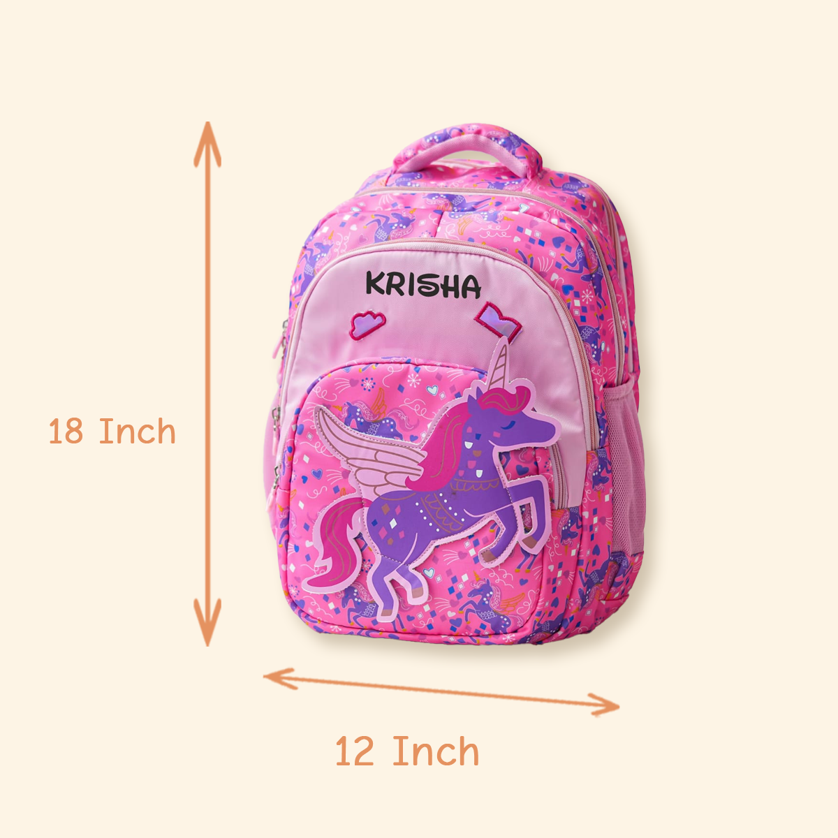 Personalised Unicorn Large Backpack Combo - Image 3