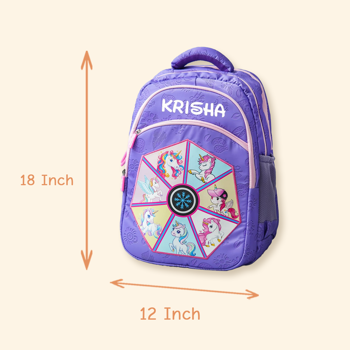 Personalised Unicorn Theme Large Backpack Combo - Image 3